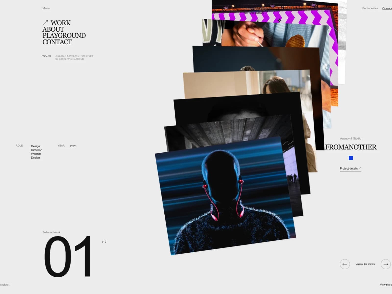 Huy Phan Vol.2 independent website recreation screenshot