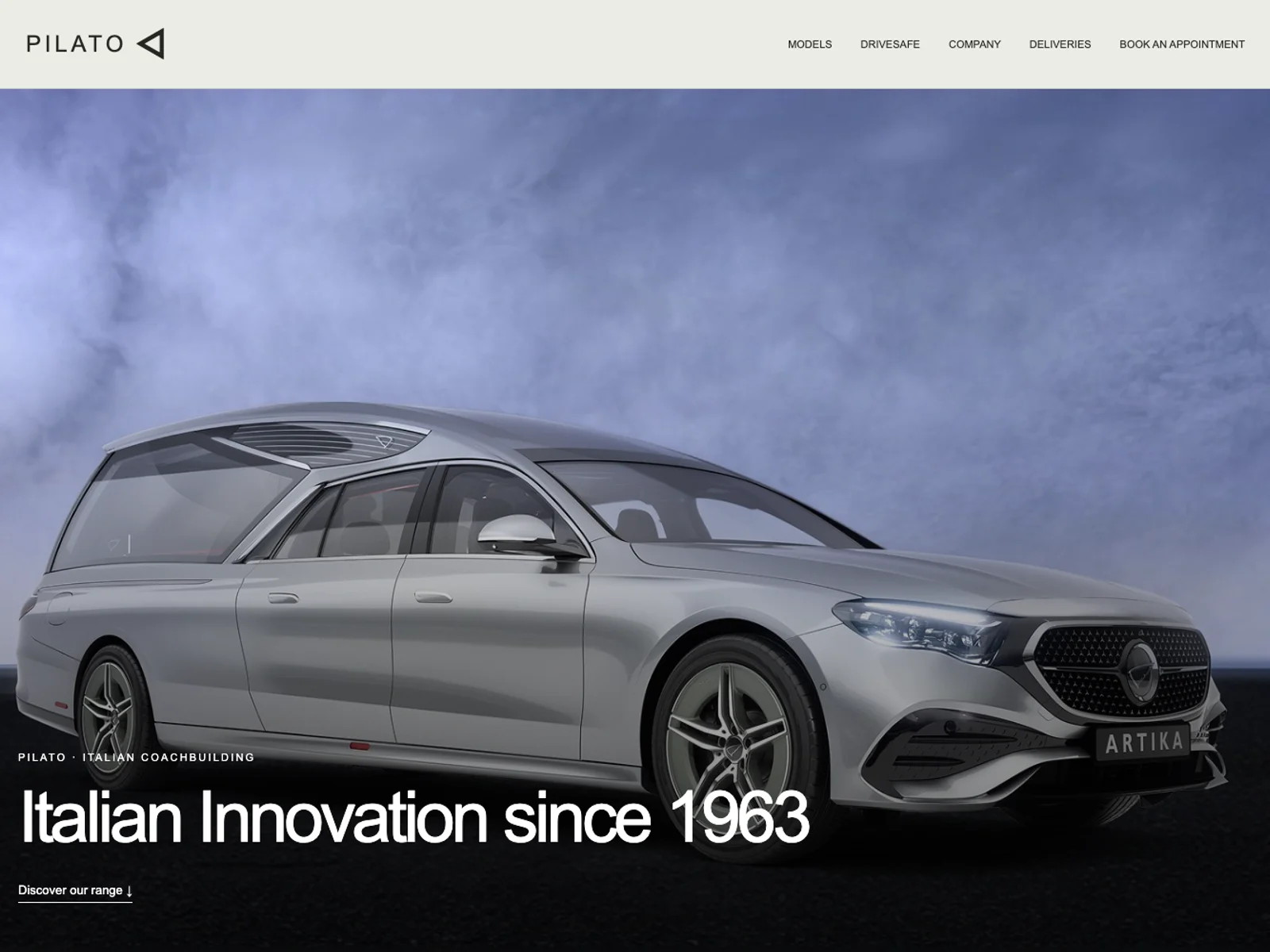 Pilato independent website recreation screenshot